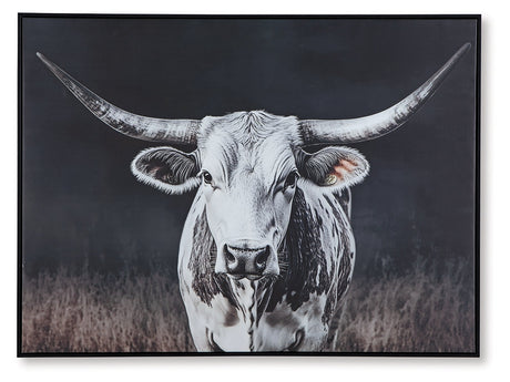 Harlandale Black/White/Brown Wall Art - Ornate Home