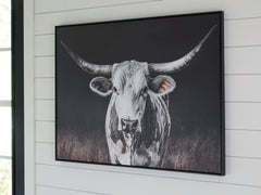 Harlandale Black/White/Brown Wall Art - Ornate Home