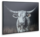 Harlandale Black/White/Brown Wall Art - Ornate Home