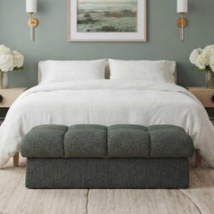 Harlem Moss Green/ Lake Blue Bench - Ornate Home