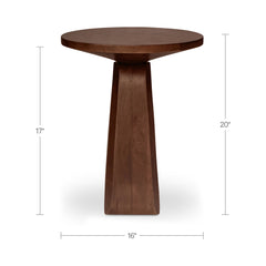 Harley Dark Brown Side Table - Ornate Home