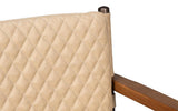 Harley White Leather Chair - Ornate Home