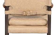 Harley White Leather Chair - Ornate Home