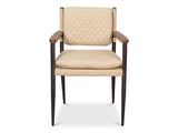 Harley White Leather Chair - Ornate Home
