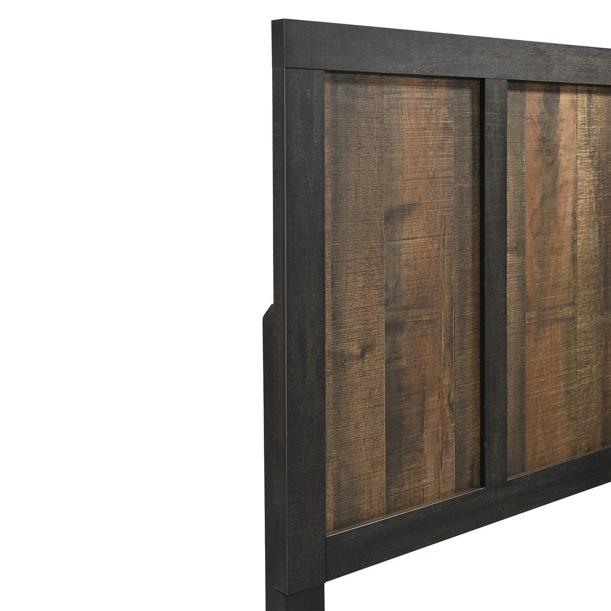 Harlington Black/Walnut 3-Piece Queen Panel Bedroom Set - Ornate Home