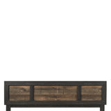 Harlington Black/Walnut 4-Piece Full Panel Bedroom Set - Ornate Home