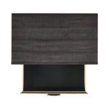 Harlington Black/Walnut 4-Piece Full Panel Bedroom Set - Ornate Home