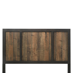 Harlington Black/Walnut King Panel Bed - Ornate Home
