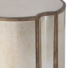 Harlow Bronze/Gold Mirrored Accent Table - Ornate Home