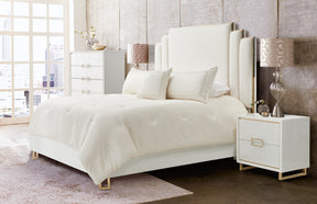 Harlow Ivory 4-Piece Comforter Set - Ornate Home