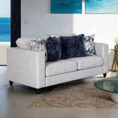 Harlow Light Gray Living Room Set - Ornate Home
