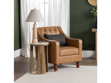 Harmon Brown/Brown Accent Chair - Ornate Home