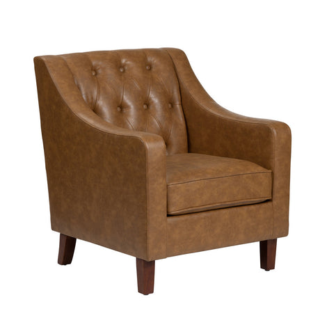 Harmon Brown/Brown Accent Chair - Ornate Home