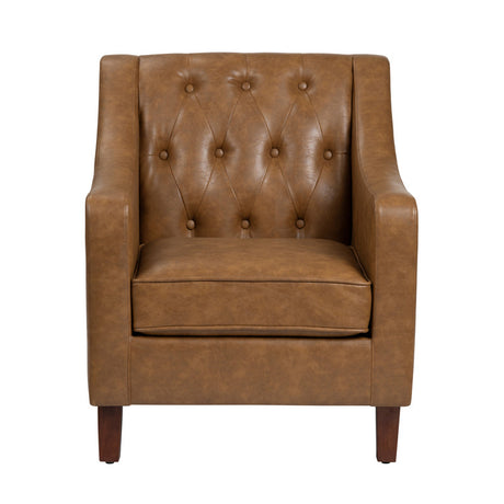 Harmon Brown/Brown Accent Chair - Ornate Home