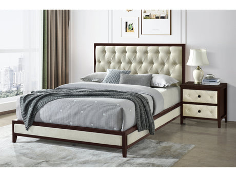 Harmonia Cherry Espresso Queen Platform Bed - Ornate Home