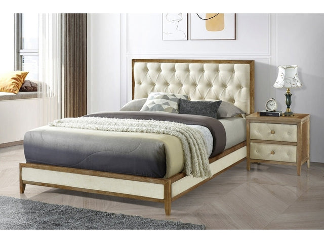 Harmonia Walnut Queen Platform Bed - Ornate Home