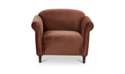 Harmony Blush Faux Mohair Accent Chair - Ornate Home