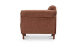 Harmony Blush Faux Mohair Accent Chair - Ornate Home