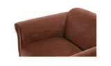 Harmony Blush Faux Mohair Accent Chair - Ornate Home