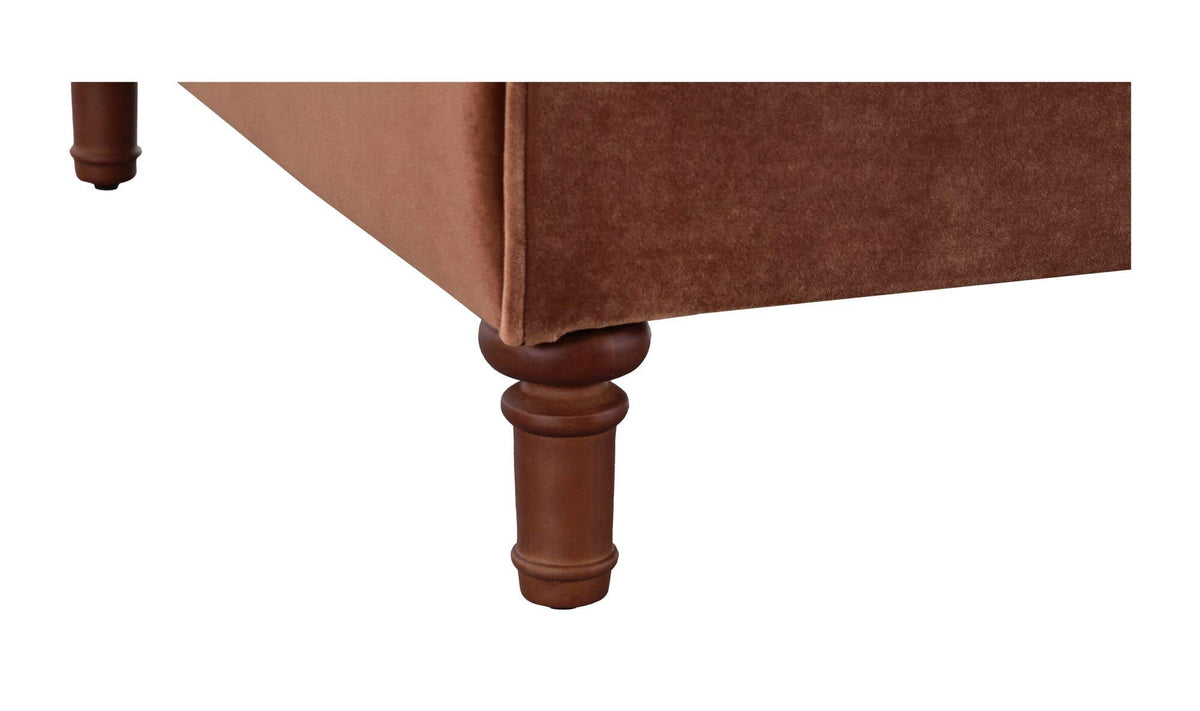 Harmony Blush Faux Mohair Accent Chair - Ornate Home