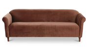 Harmony Blush Faux Mohair Sofa - Ornate Home