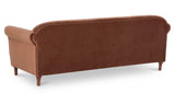 Harmony Blush Faux Mohair Sofa - Ornate Home