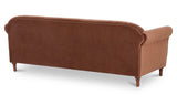 Harmony Blush Faux Mohair Sofa - Ornate Home