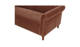 Harmony Blush Faux Mohair Sofa - Ornate Home
