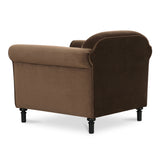 Harmony Dark Brown Accent Chair - Ornate Home