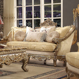 Harmony Gold & Rust Highlights 3pc Living Room Set  / HD-2626 - Ornate Home