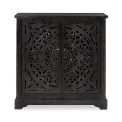 Harmony Harvest Walnut 2 Door Cabinet - Ornate Home