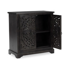 Harmony Harvest Walnut 2 Door Cabinet - Ornate Home