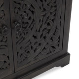 Harmony Harvest Walnut 2 Door Cabinet - Ornate Home