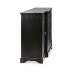 Harmony Harvest Walnut 4 Door Cabinet - Ornate Home