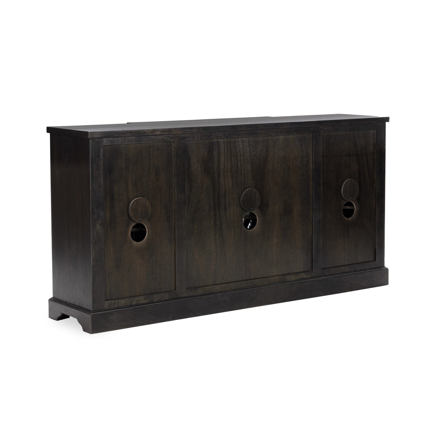 Harmony Harvest Walnut 4 Door Cabinet - Ornate Home