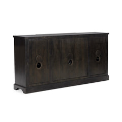 Harmony Harvest Walnut 4 Door Cabinet - Ornate Home