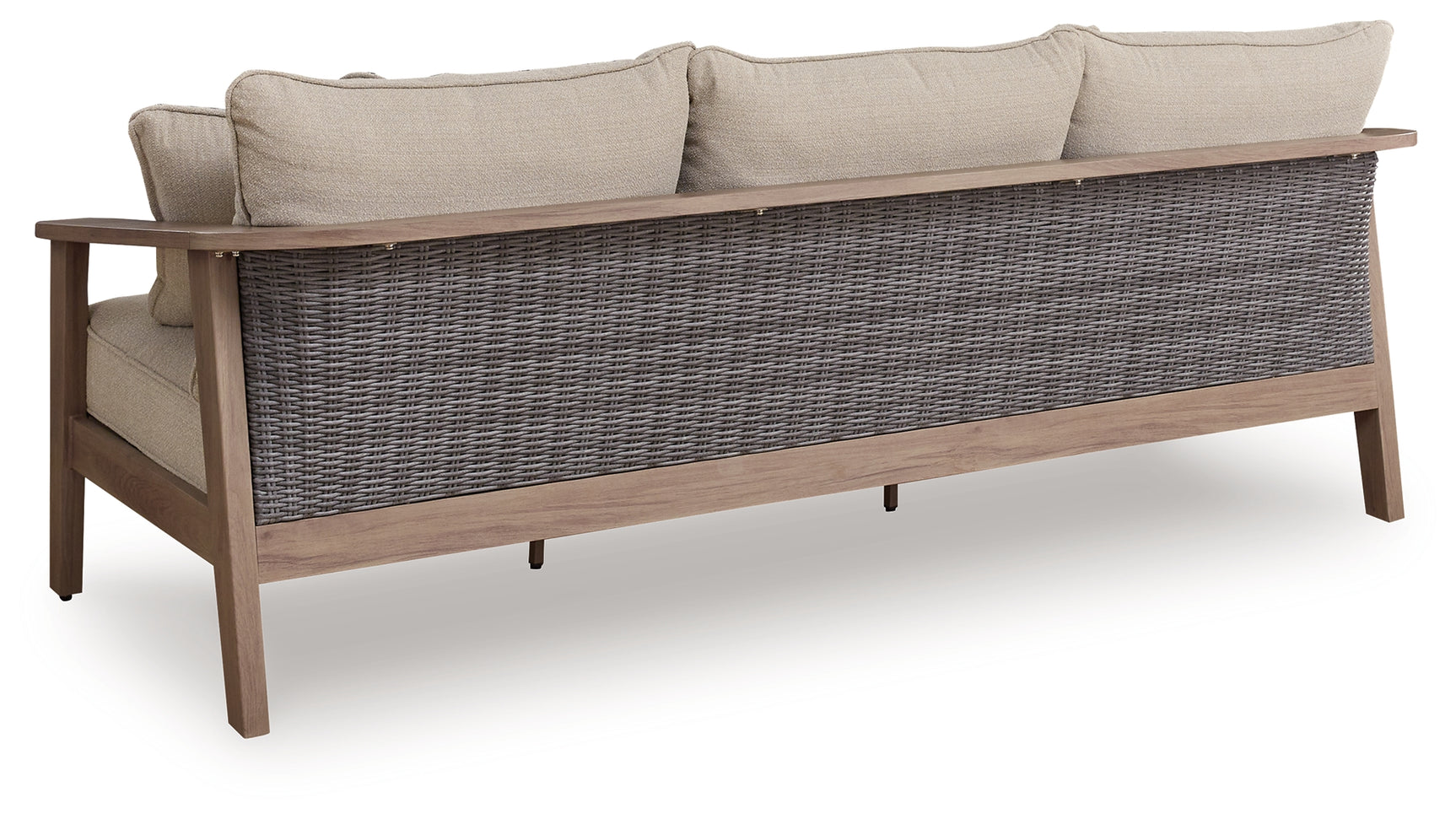 Harmony Headlands Natural/Gray Sofa with Cushion - Ornate Home