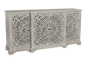 Harmony Vintage Gray Cabinet - Ornate Home