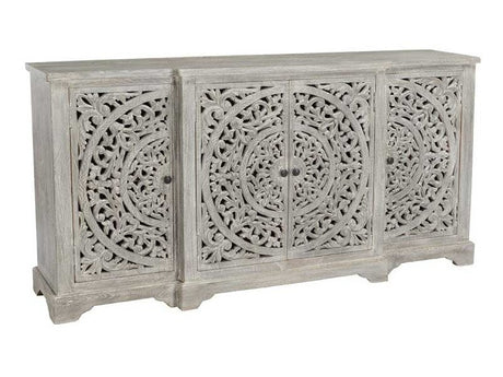 Harmony Vintage Gray Cabinet - Ornate Home