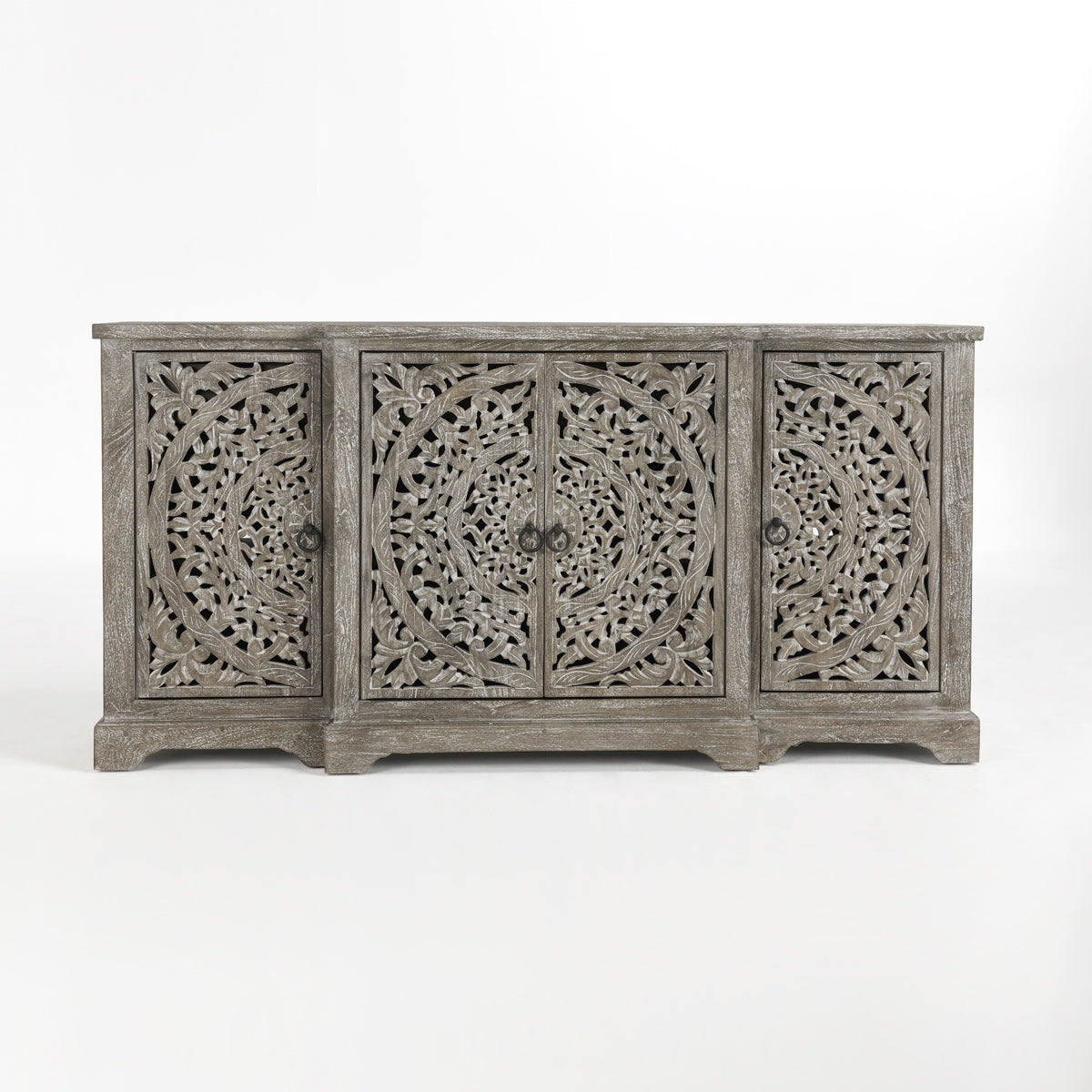 Harmony Vintage Gray Cabinet - Ornate Home
