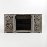 Harmony Vintage Gray Cabinet - Ornate Home