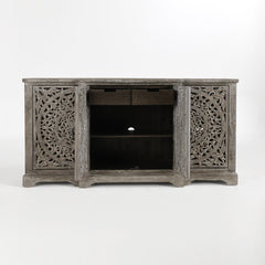 Harmony Vintage Gray Cabinet - Ornate Home