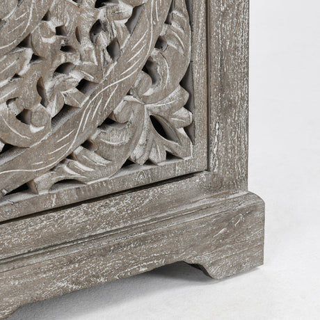 Harmony Vintage Gray Cabinet - Ornate Home