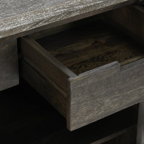 Harmony Vintage Gray Cabinet - Ornate Home