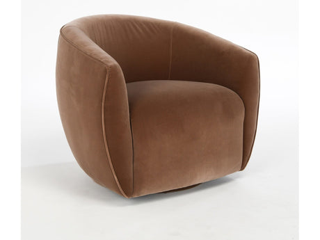 Harper Brown Swivel Accent Chair - Ornate Home