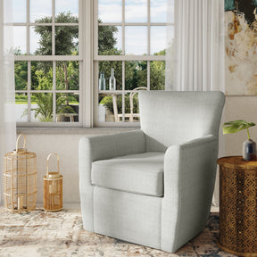 Harper Cloud Swivel Accent Chair - Ornate Home