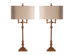 Harper Gold Table Lamp (Set of 2) - Ornate Home