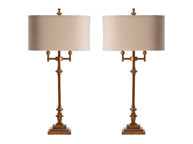 Harper Gold Table Lamp (Set of 2) - Ornate Home