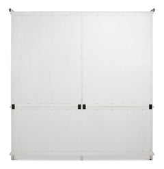 Harper Soft Grey Glass Front Bookcase - Ornate Home