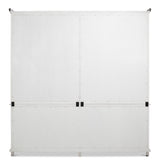 Harper Soft Grey Glass Front Bookcase - Ornate Home